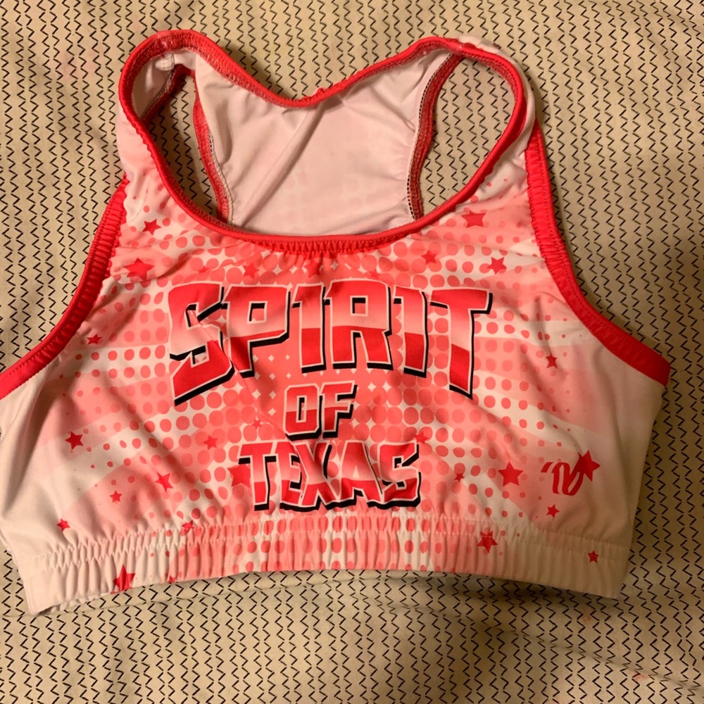Pink Spirit of Texas sports bra! Only worn once!